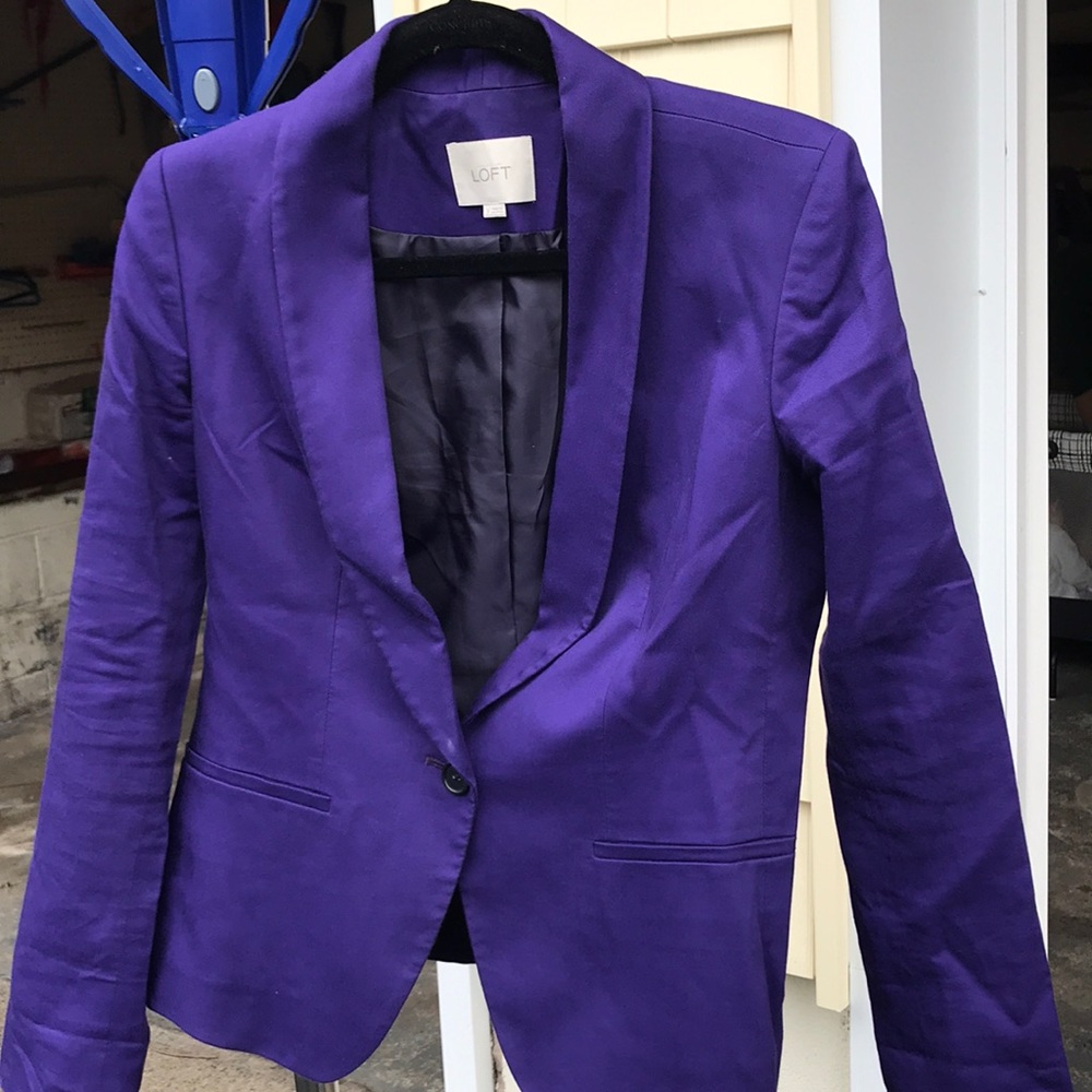 LOFT purple blazer